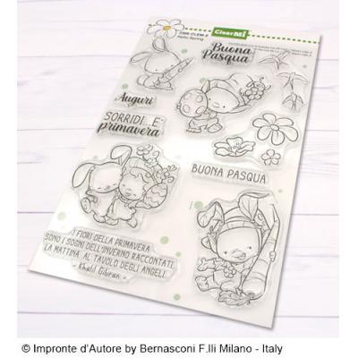 Impronte d’Autore Clear Stamps - Hello Spring